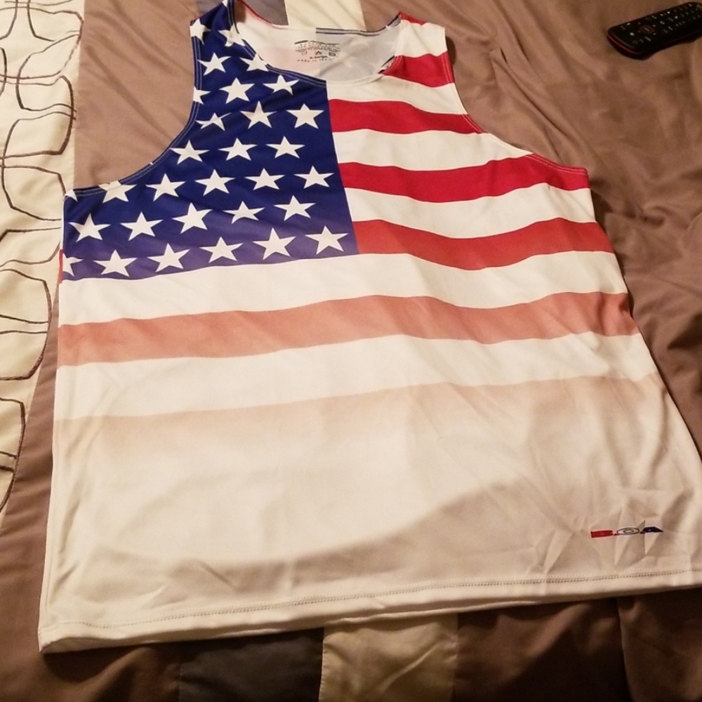 Racerback Runners flag shirt